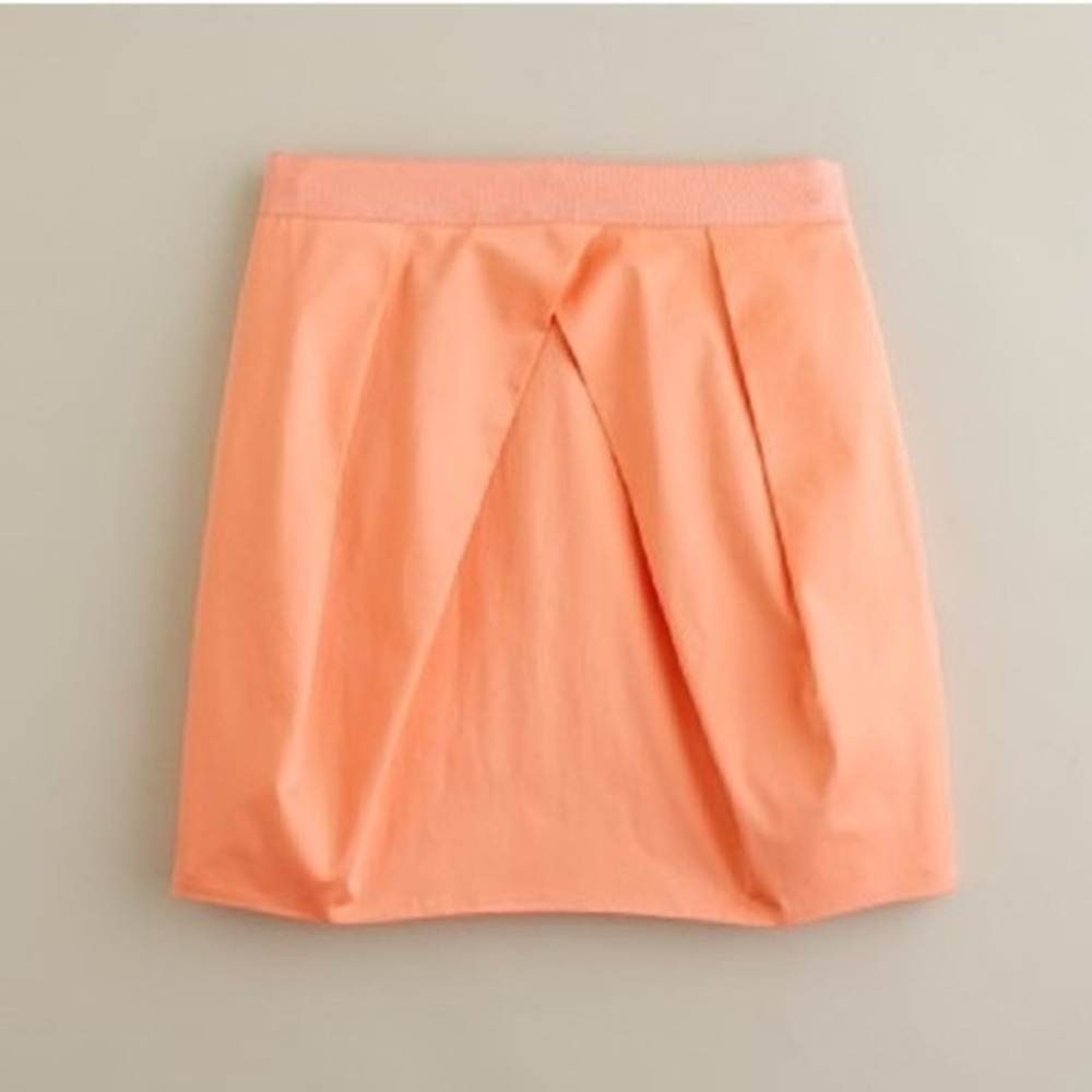J Crew Lunette Mini Skirt in melon Sz 2 $89